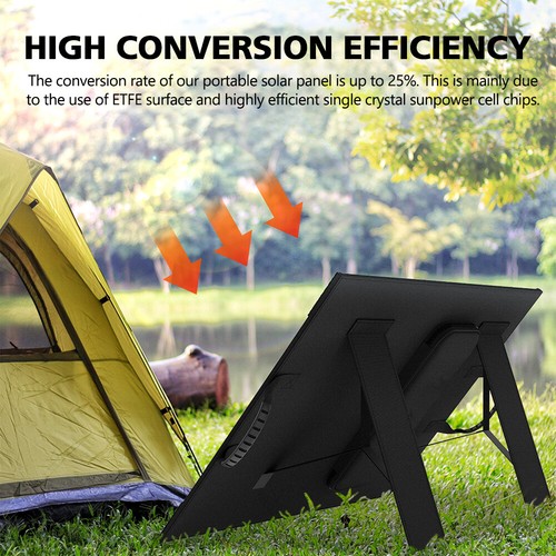 Foldable solar panel with 100a - foldable,