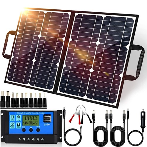 100w foldable solar - foldable, kit