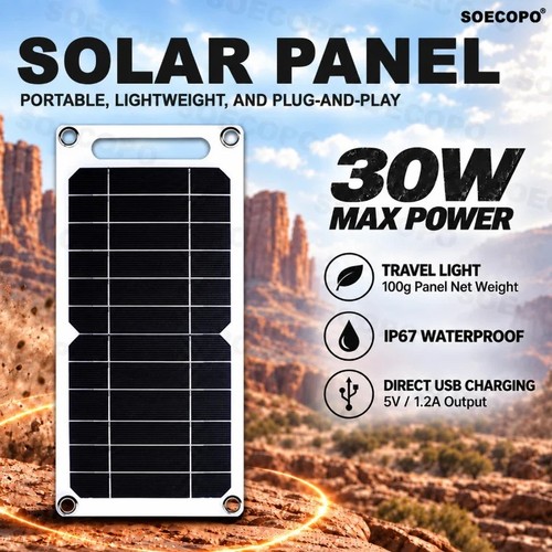 30w portable solar panel - portable,