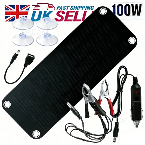100w 12v portable solar panel - solar,