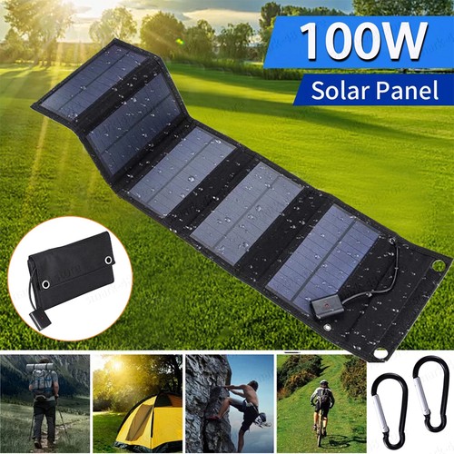 Foldable 100w solar panel - 100w,