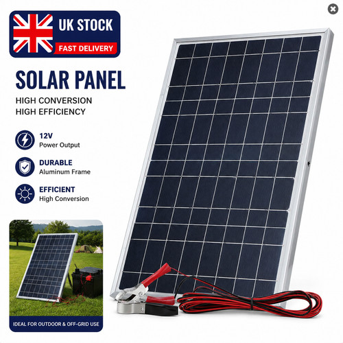 12v 10w solar - kit, cable