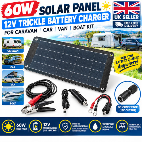60w solar panel 12v olt - 60w,