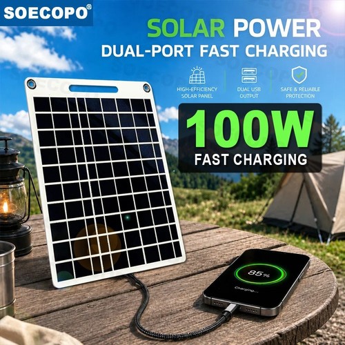 100w foldable solar panel - foldable,