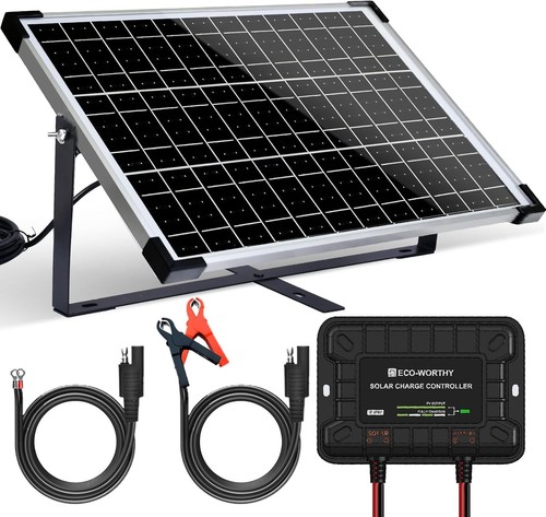 25w 12v solar panel kit - 12v, –
