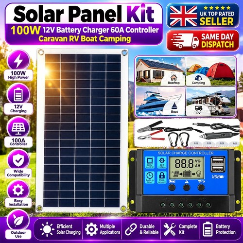 100w solar panel kit 100a - solar,