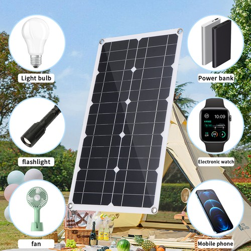 30w solar panel camping - 30w,