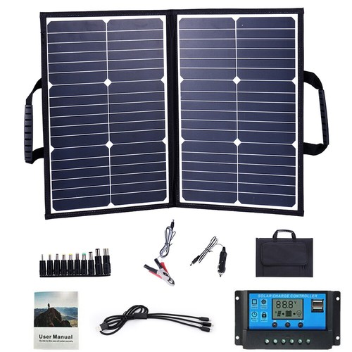 100w foldable solar panel - 100w,