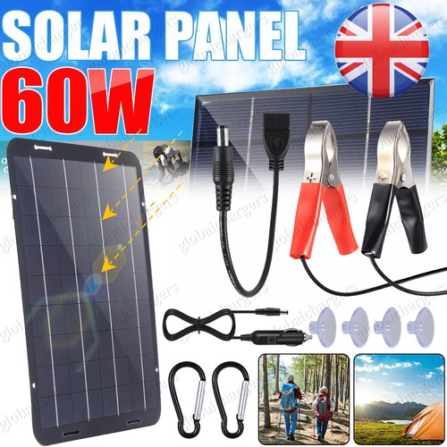 60w 18v solar panel trickle - 18v,